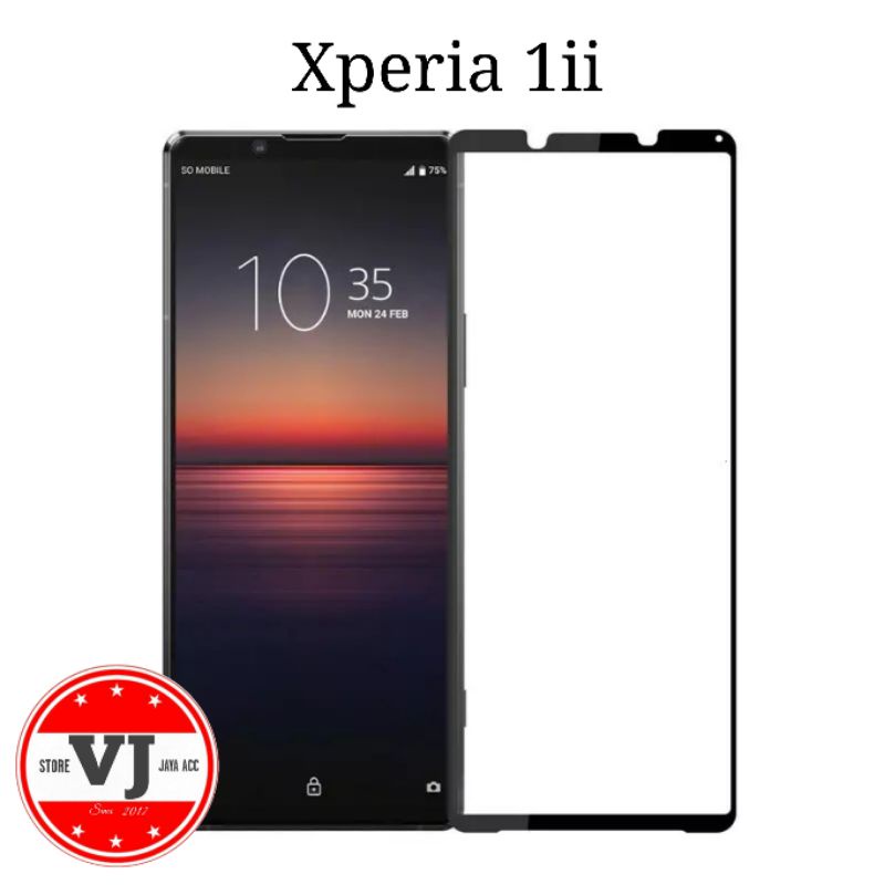 Tempered Glass Full Cover Sony Xperia 1 Mark II 2 Anti Gores Xperia 1ii