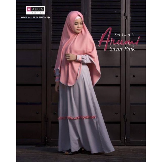 Aulia Arumi silver set gamis