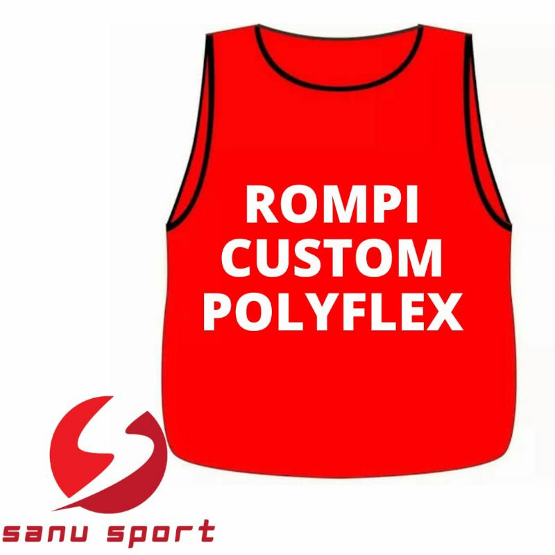 ROMPI BOLA CUSTOM SABLON BERWARNA POLYFLEX DTF / ROMPI FUTSAL CUSTOM  SABLON BERWARNA DTF POLYFLEX