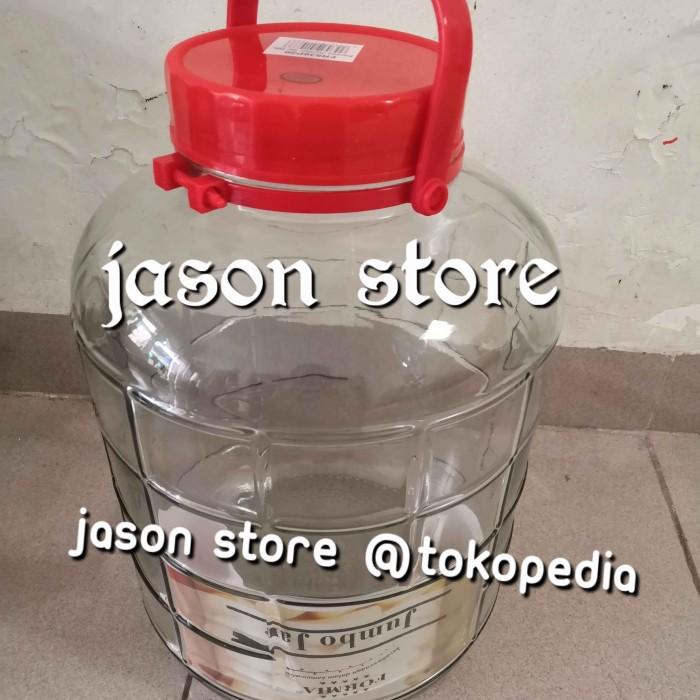 Toples | Toples Kaca Besar 20 Liter/Toples Kerupuk Dll/Toples Kaca 20 Liter