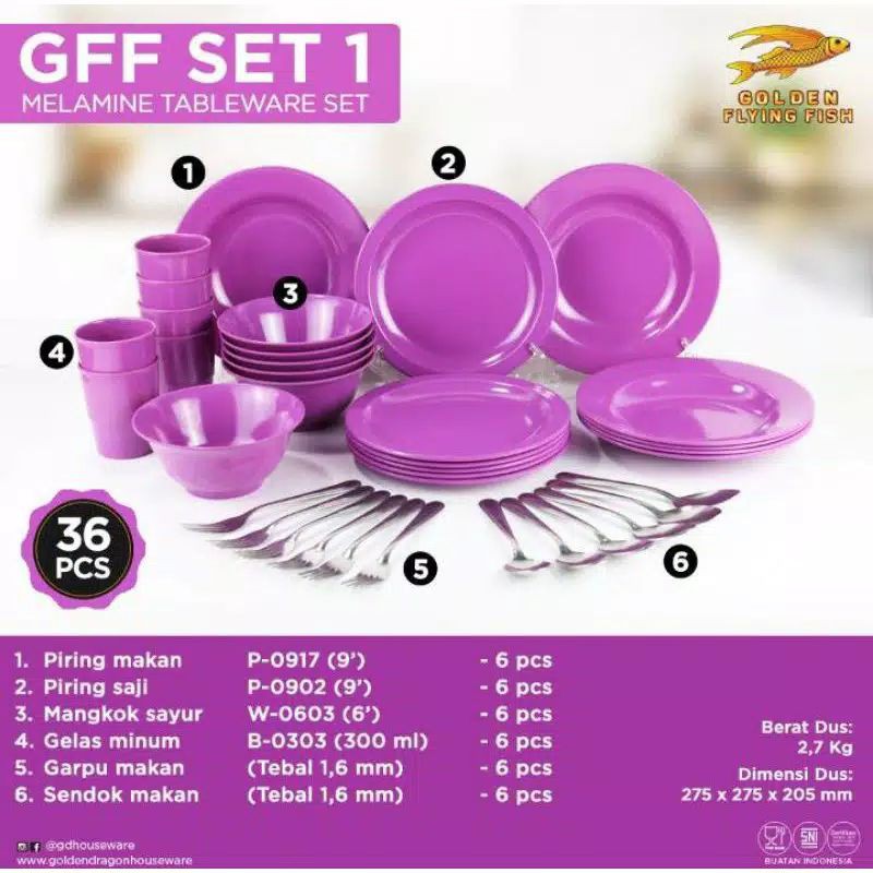 

gff Set 36 pcs