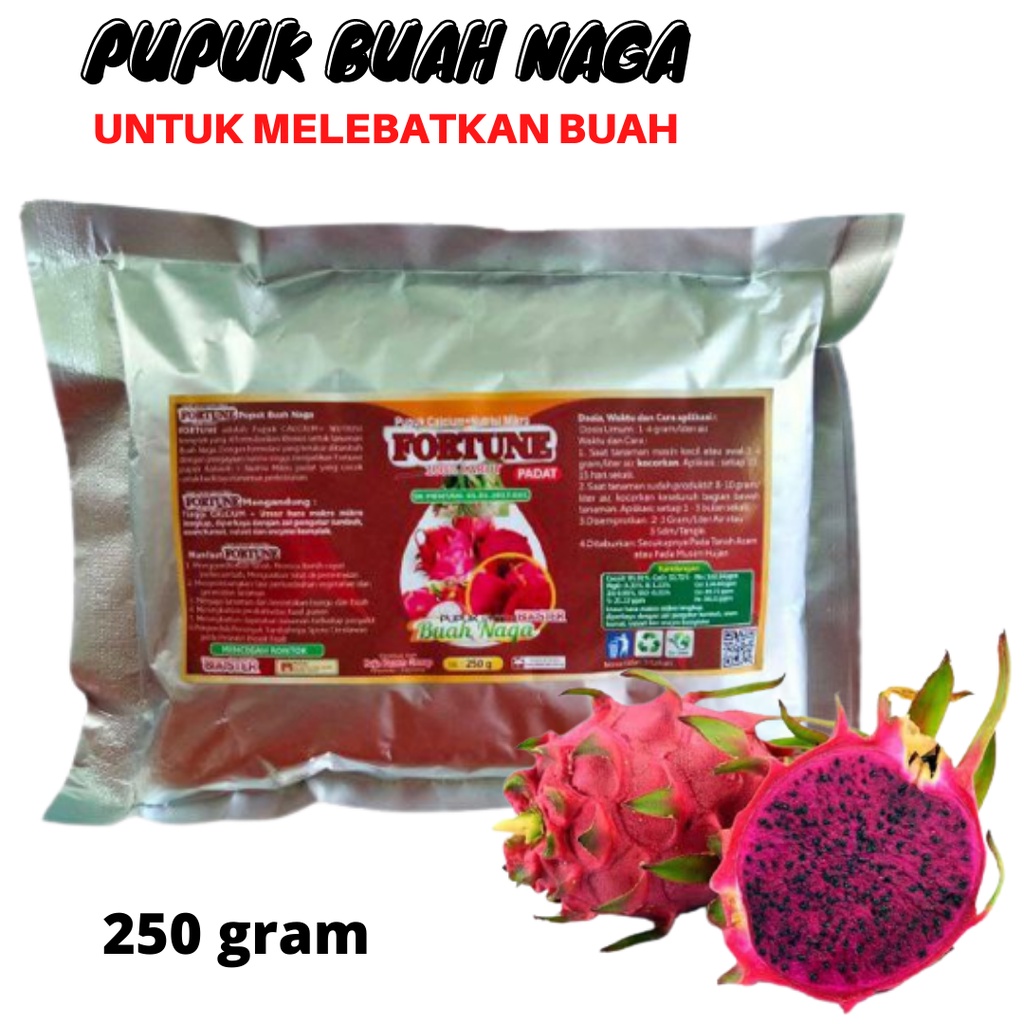 Pupuk Nutrisi Pelebat Buah Naga,  Booster Buah Naga Agar Berbuah Lebat