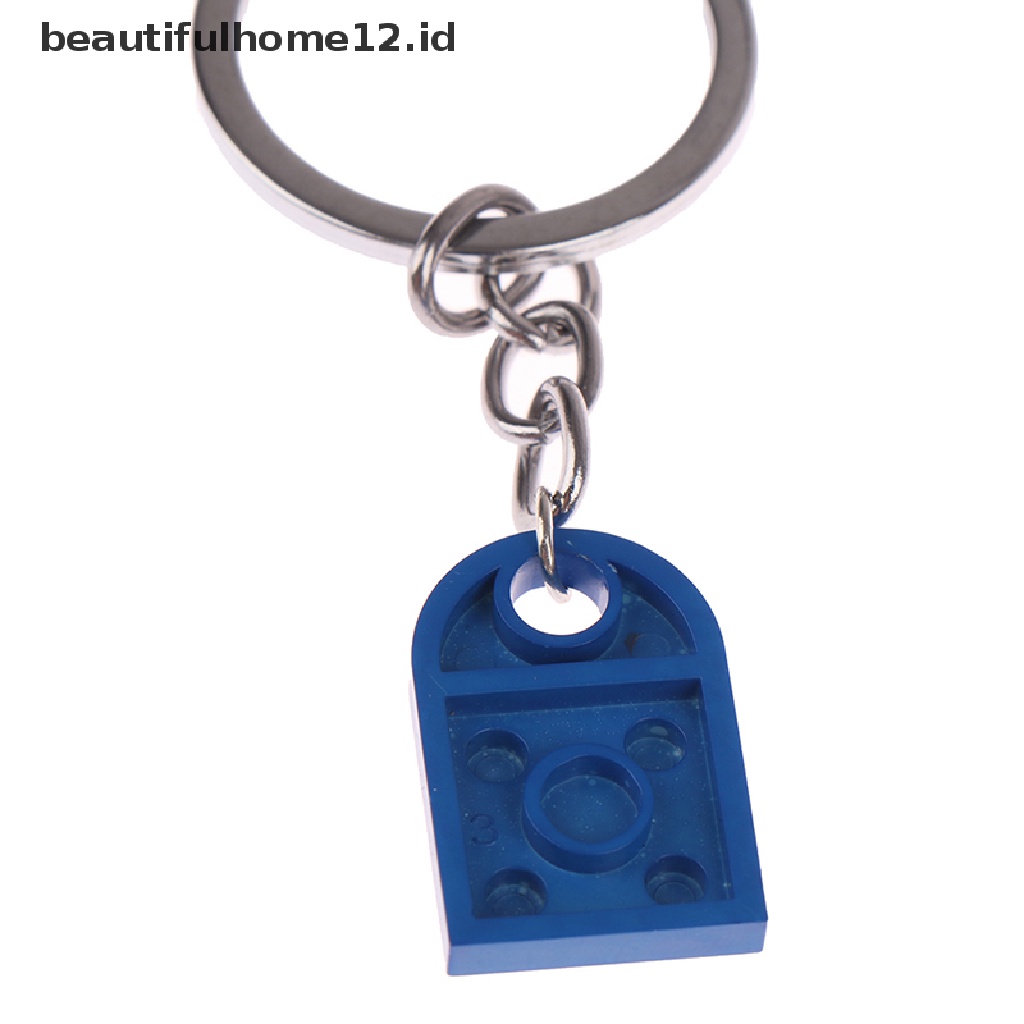 【beautifulhome12.id】 2Pcs Cute Love Heart Brick Keychain For Couples Friendship Birthday Jewelry Gift .