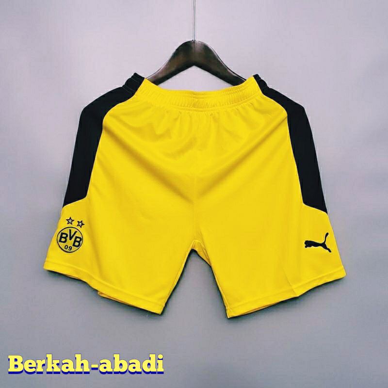 CELANA DORTMUND HOME YELLOW PREMIUM QUALITY - GRADE ORI SUPER CELANA BOLA HOME HITAM NEW IMPORT 2021