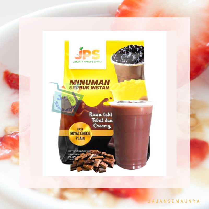 Jual Bubuk Minuman Jps Powder Royal Choco Plain Tanpa Gula Shopee