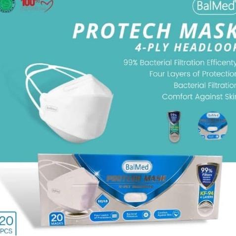 Masker Balmed Hijab Headloop 4Ply Kf94 _Termurah