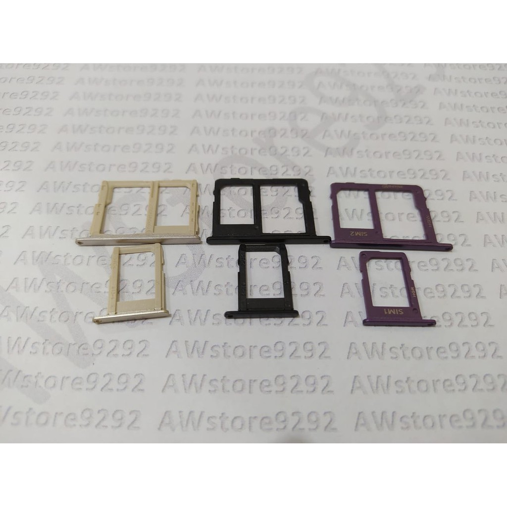 Slot Tempat Dudukan Kartu Simcard Sim card Lock Simtray Sim Tray Samsung A6 2018