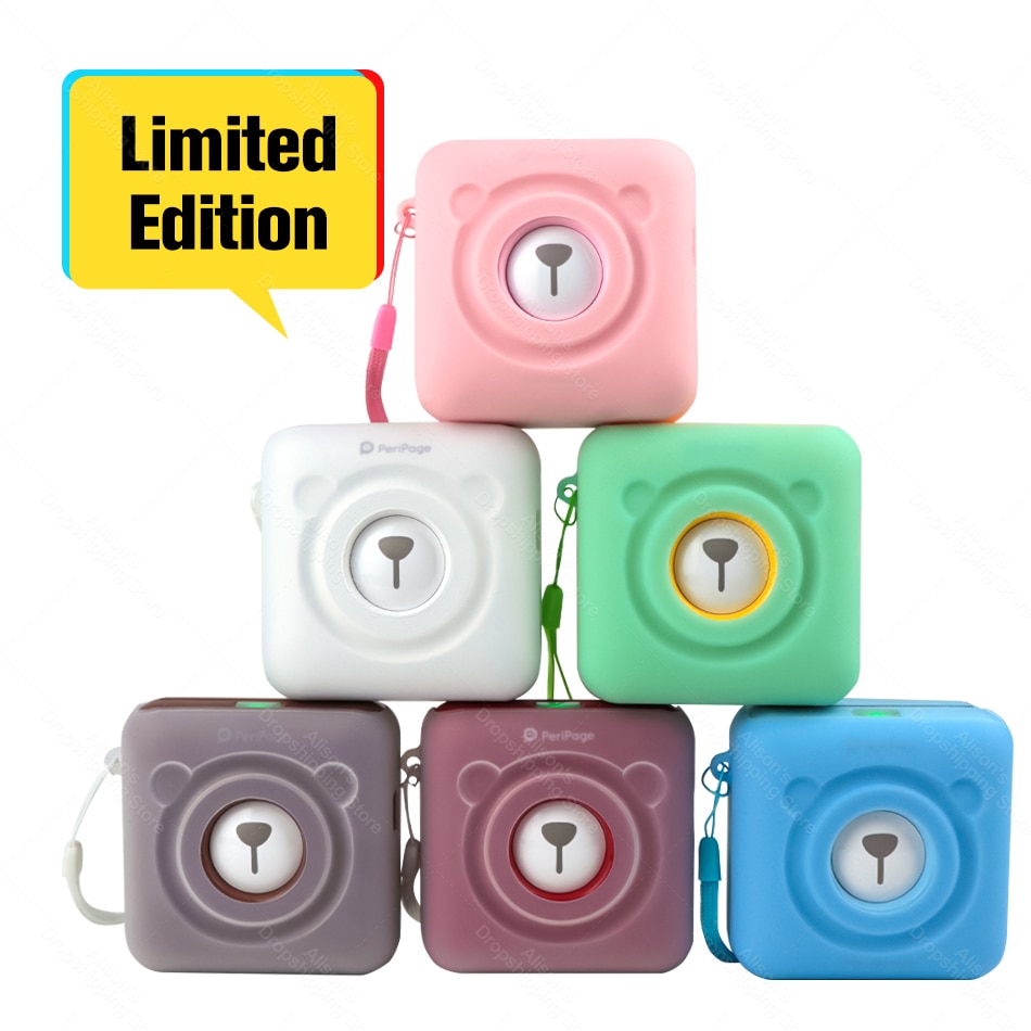 

HOT Child Girlfriend Christmas Gift Photo Peripage A6 Mini Thermal Bluetooth Printer Picture Text La
