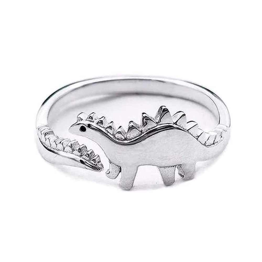 【COD Tangding】Cincin Model Dinosaurus Untuk Wanita