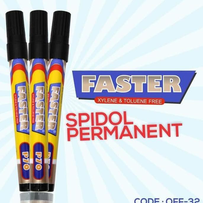 

Hemat Banget! Spidol Permanen Merk Faster ATK Alat Kantor Terlaris