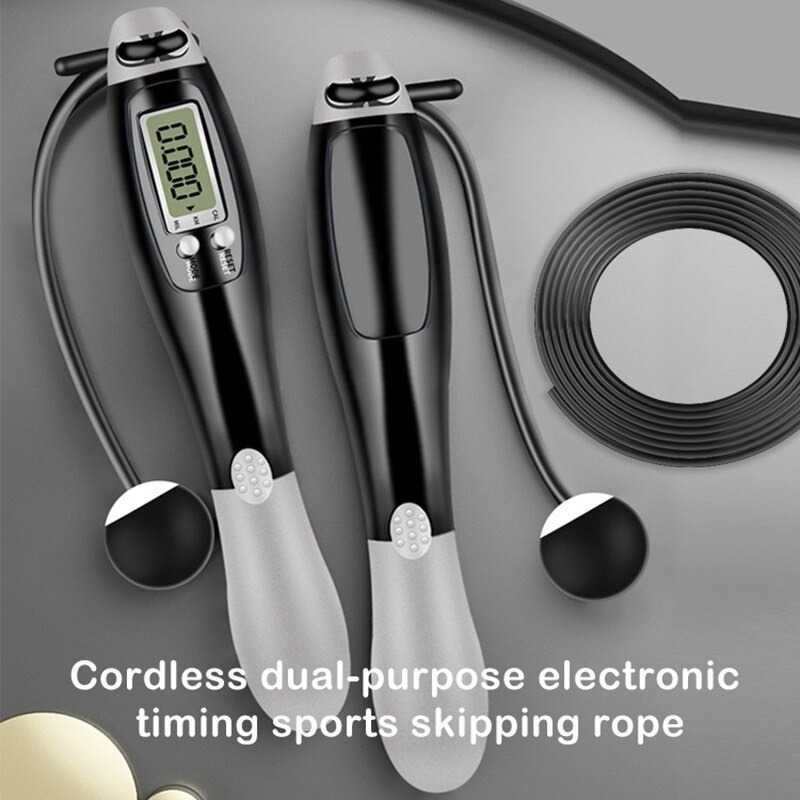 Tali Skipping Jump Rope Rooper Penghitung Counter LCD
