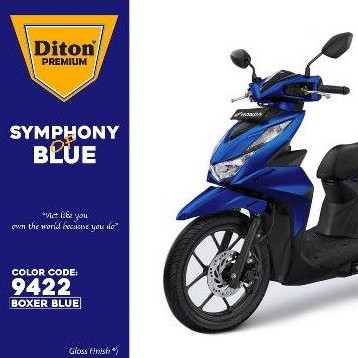 Cat Pilok Diton Premium 9422 BOXER BLUE  BIRU  400ml ANTI BENSIN