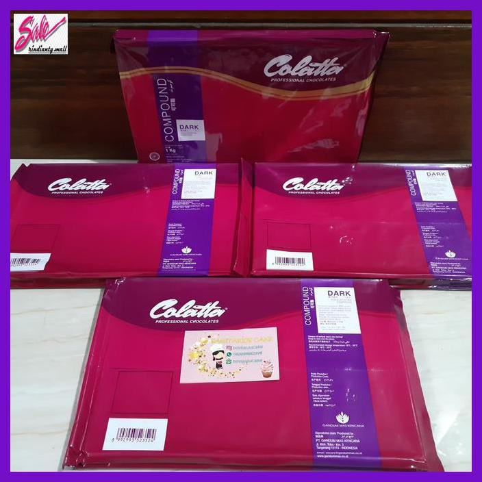 

SAKMACOKLAT- COLATTA DARK COMPOUND 1KG -MAKANAN-MINUMAN.