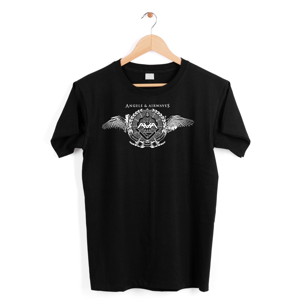 T-Shirt / Kaos Angel and Airwaves Hitam