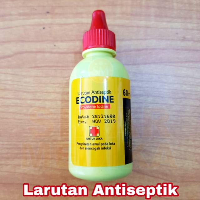 OBAT MERAH 60 ML / LARUTAN ANTISEPTIK POVIDONE IODINE 10% UNTUK LUKA