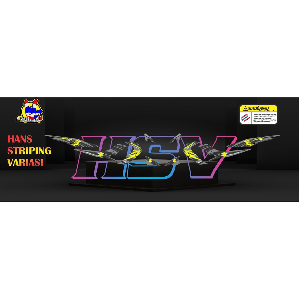 striping stiker decal satria fu barong hayabusa