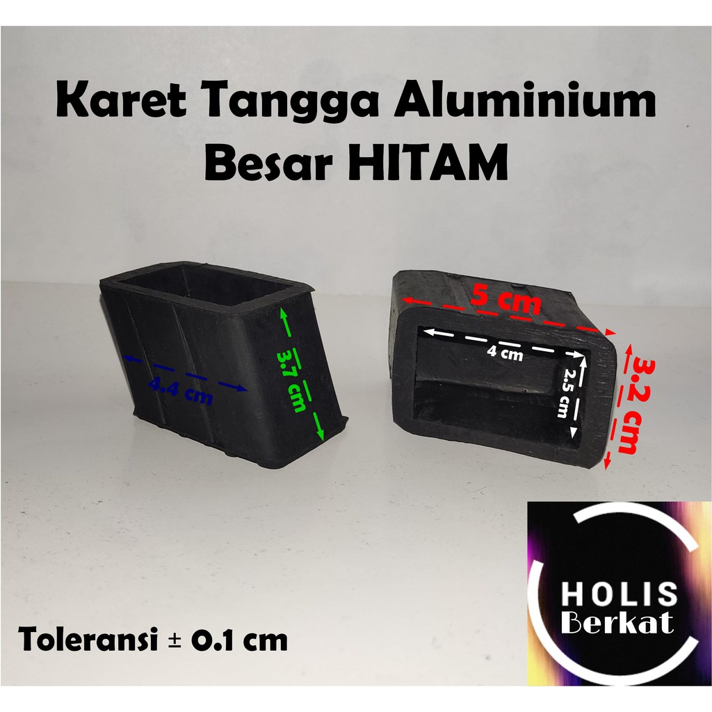 Karet Tangga Aluminium Besar HITAM