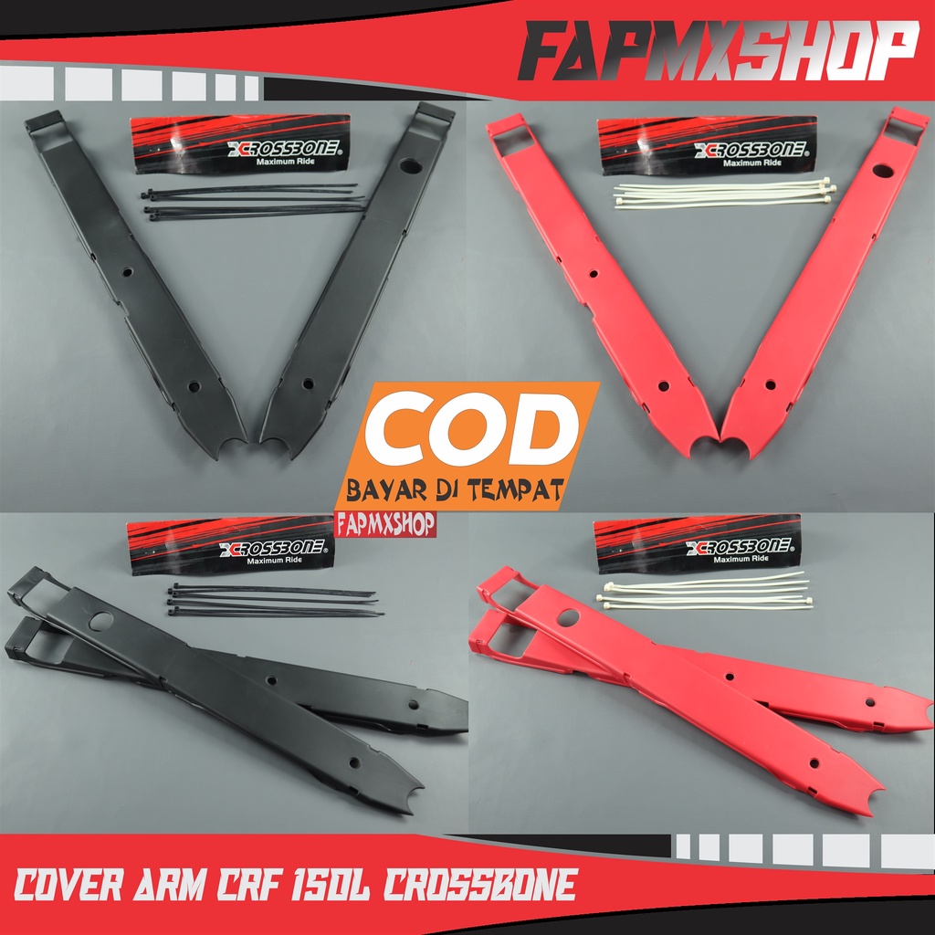 Cover ARM CRF 150L Pelindung ARM CRF 150 MERK CROSSBONE