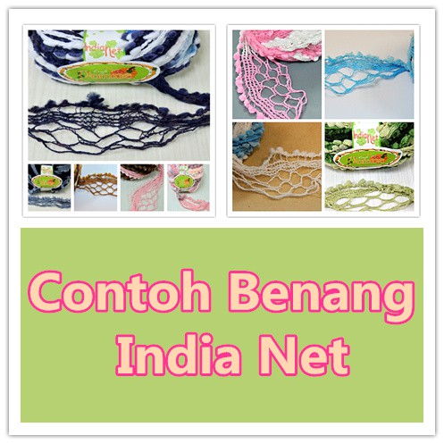 India Net I.N.- Benang Rajut - Crochet - Knitting - 110 gr