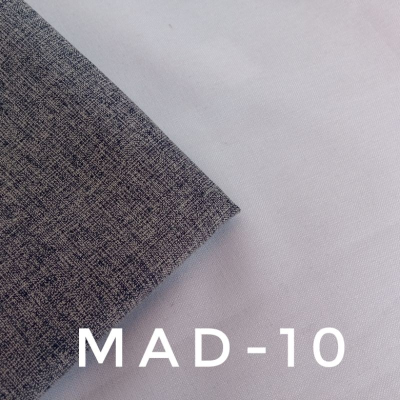 Kain Katun Madinah Fodu 0.5 Meter (Seri 1) - Bahan Cotton Madina Medina-Abu Abu - 10