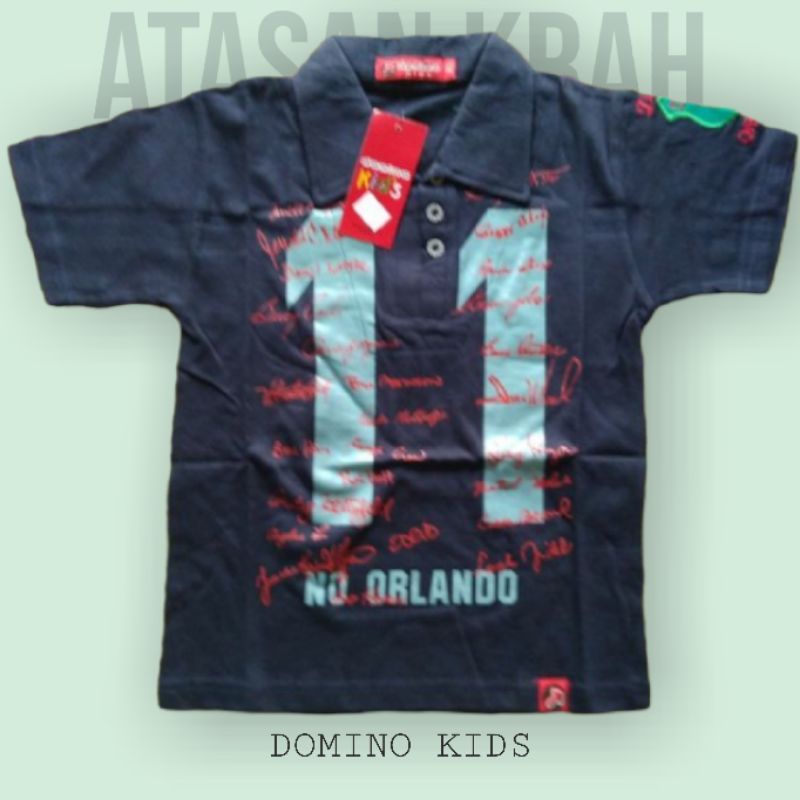 Kaos Krah Anak Domino Kids || Anak Laki-laki 4-6 tahun Murah Berkualitas.