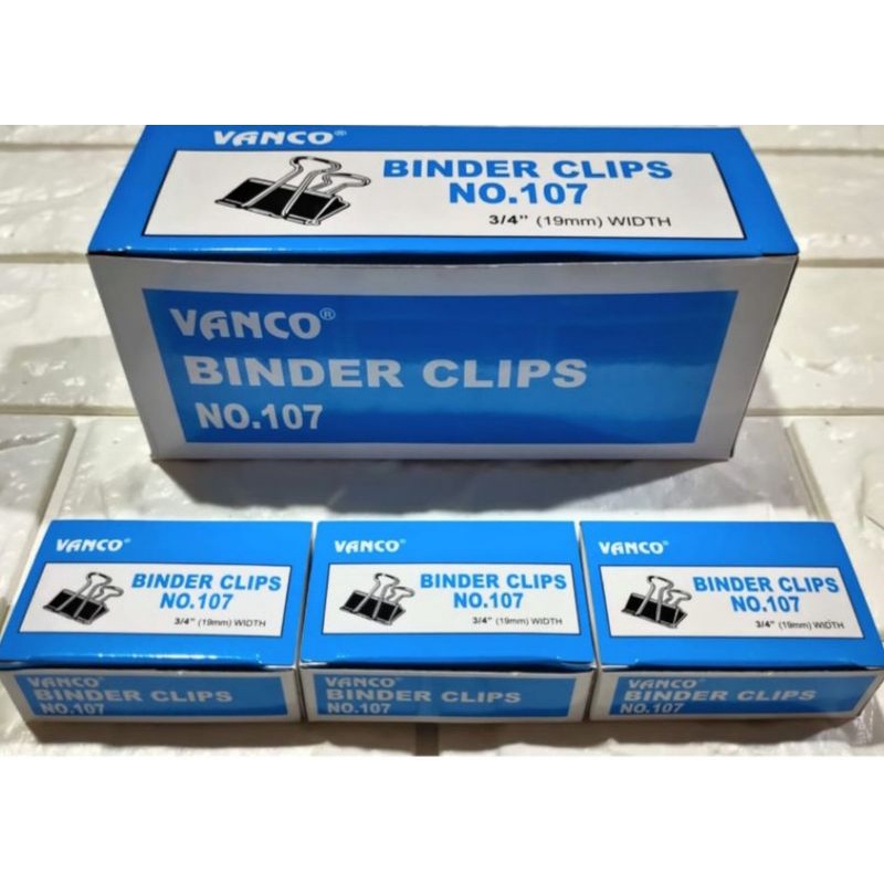 

12 PCS BINDER CLIPS/PENJEPIT KERTAS