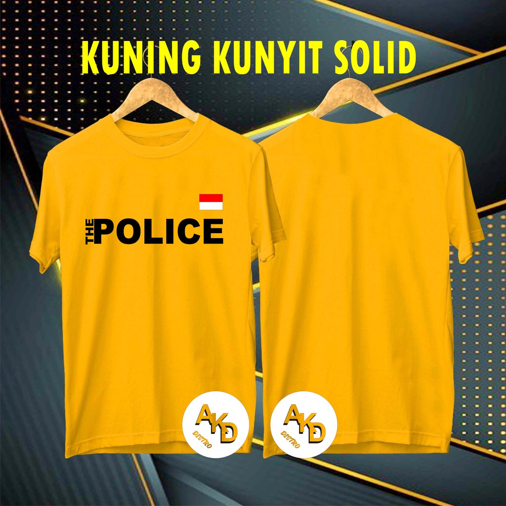 COD/KAOS THE POLICE BENDERA/KAOS EKSPRESI/KAOS HITS/KAOS BANDUNG/KAOS MURAH/KAOS DISTRO