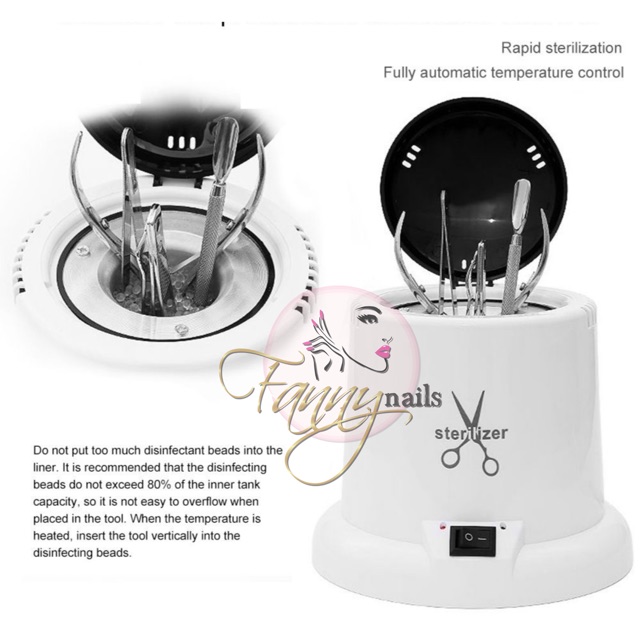 (READYSTOCK) NAIL STERILIZER manicure tools mesin alat steril salon kecantikan disinfectan box