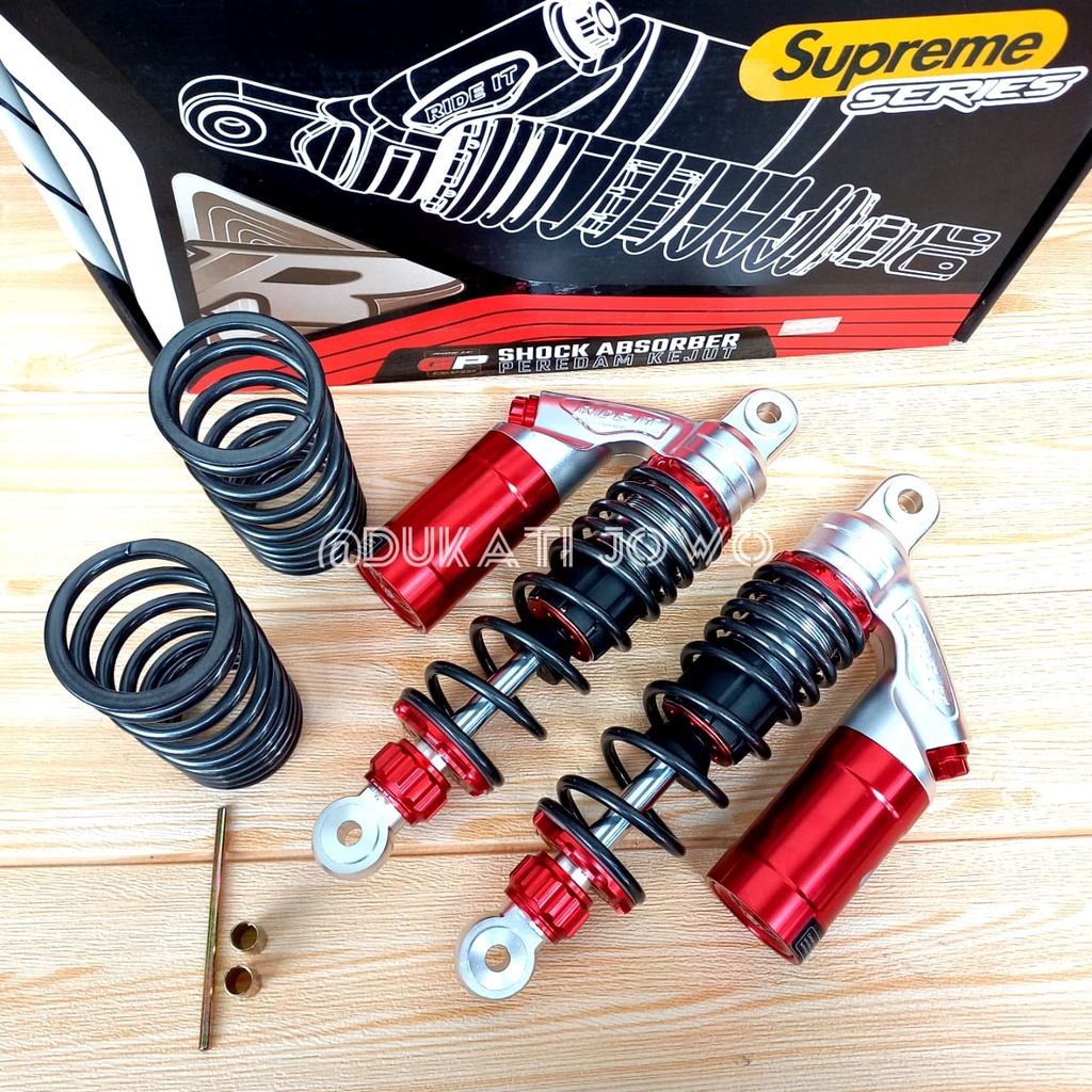 SKOK SHOCBREAKER TABUNG RIDE IT GP SUPREME SERIES DOUBLE KLIK UKURAN 320 DAN 340MM CB GL MEGAPRO TIG