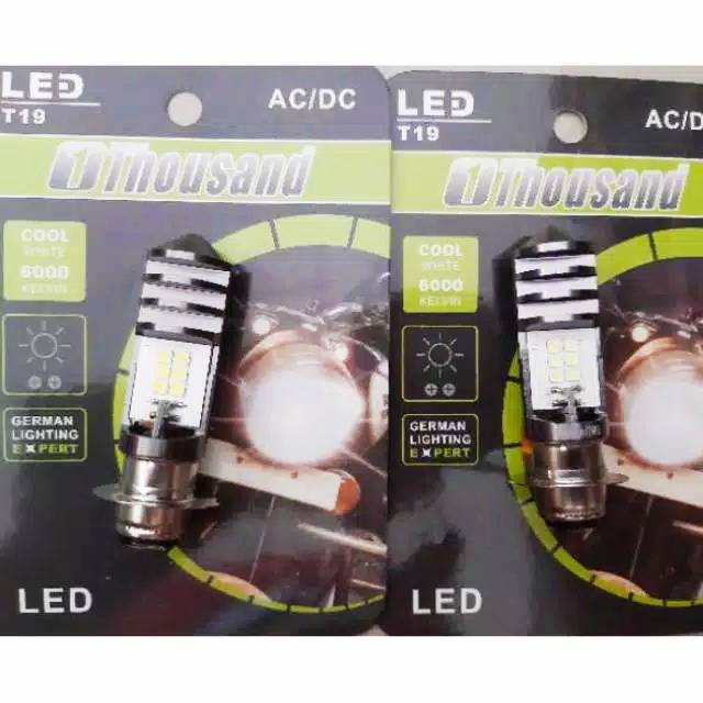Lampu LED h6 ac dc dengan 12 led