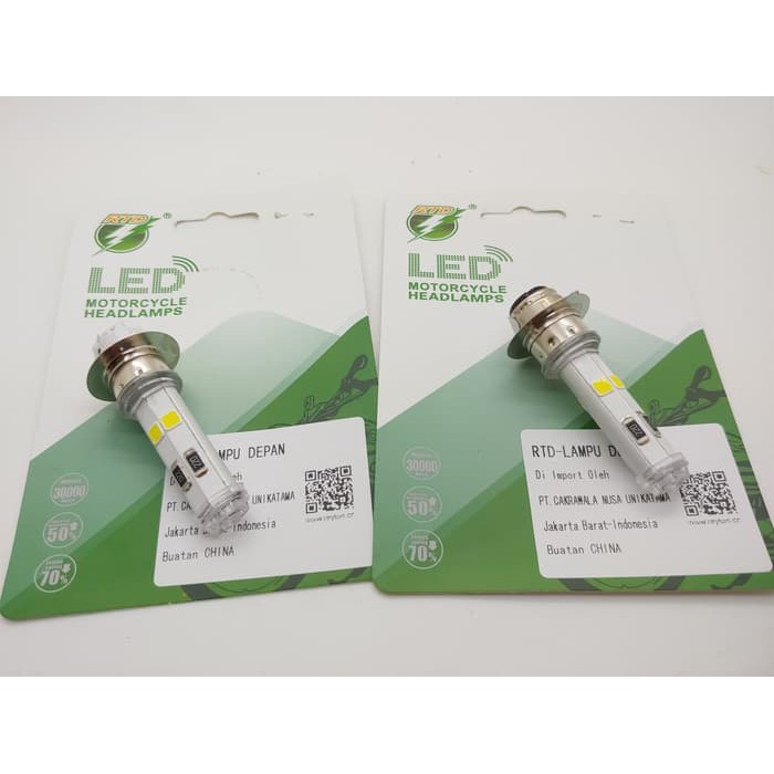 Bohlam Led Vario 125 Old Rtd 4 Sisi 2 Pcs Kiri Kanan BAYAR DI RUMAH