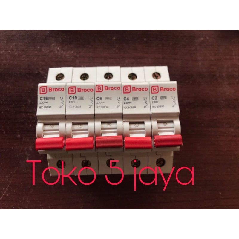 mcb 16A broco / mcb C16 broco / sikring mcb / mcb broco 16A