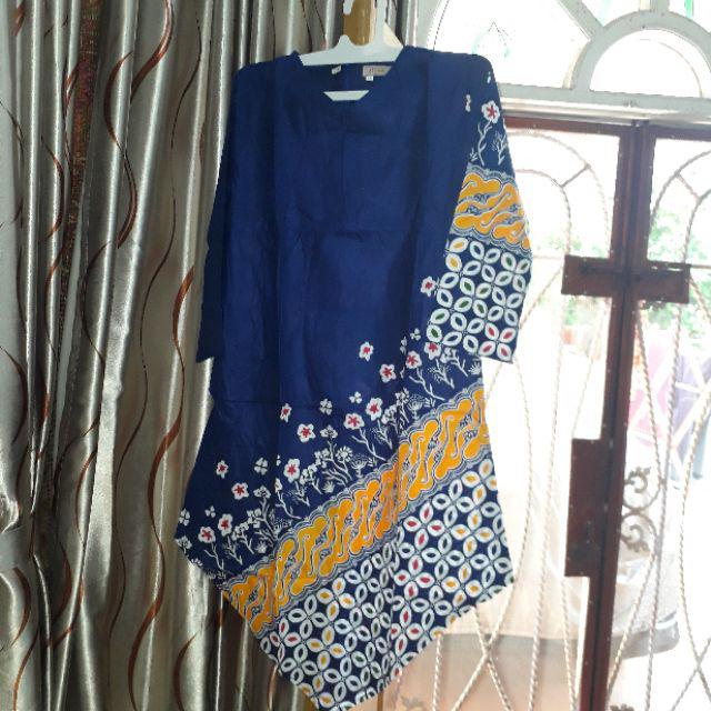 Terbaru Serut Genes Jelita Tunic Navbor Yelbor Whitbor Creambor Tunik Batik Modern Hrb030 Dolbi Dob