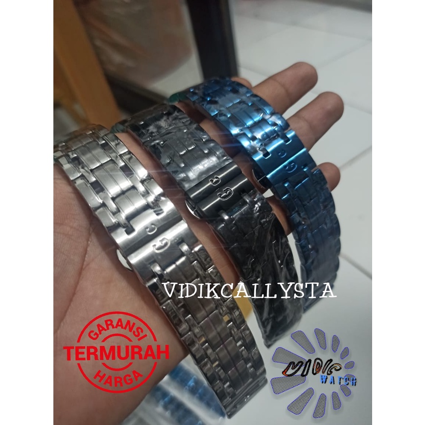 STRAP GC / TALI RANTAI JAM GC GUESS COLECTION STAINLESS SOLID ORIGINAL 22 MM