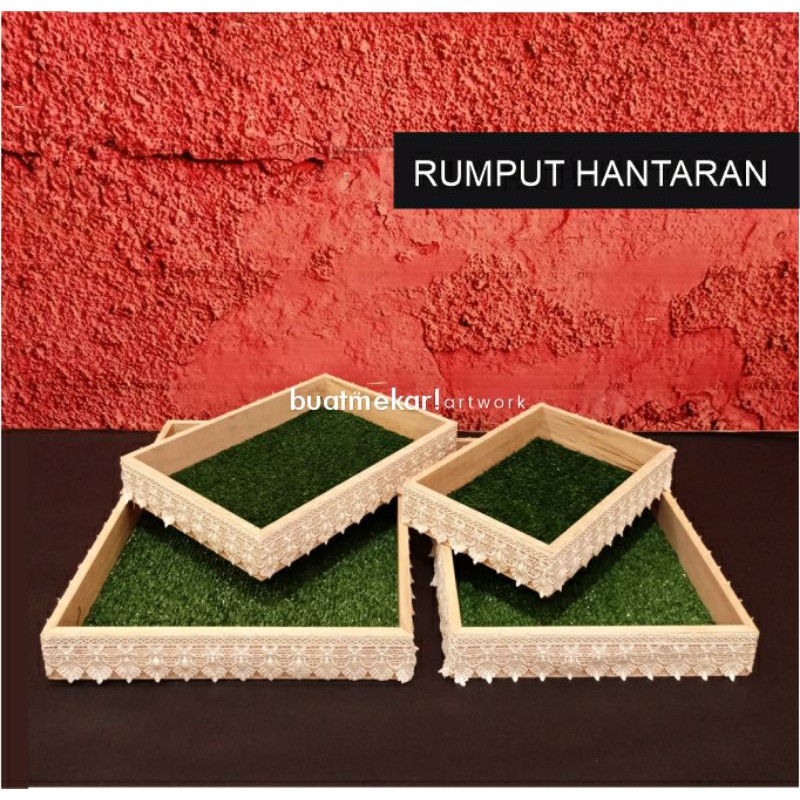 RUMPUT SINTETIS / RUMPUT HANTARAN / rumpust seserahan / rumput custom