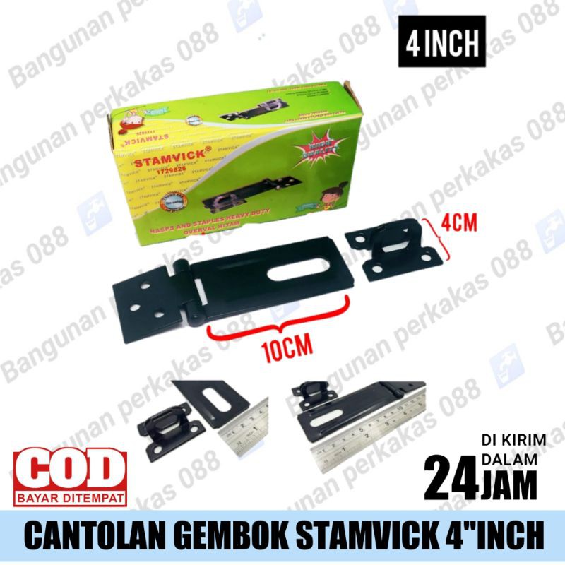 CANTOLAN GEMBOK  STAMVICK VARIAN 3&quot;-4&quot;-5&quot; - OVERPAL TEBAL - GRENDEL GEMBOK - SELOT GEMBOK