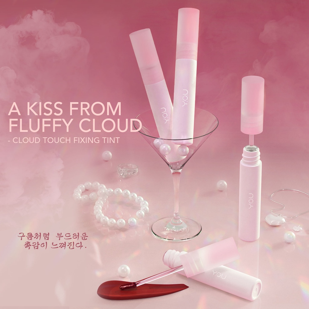 YOU Cloud Touch Fixing Lip Tint  | Soft Velvet Finish Lip Stain