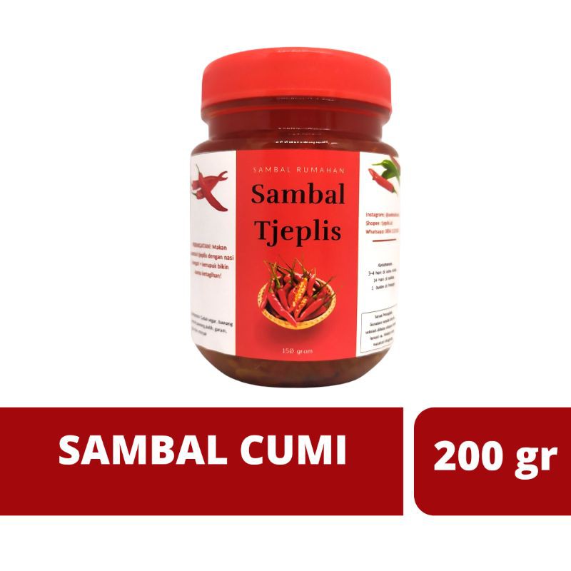 

Sambel Cumi/Sambal Cumi - Sambal Tjeplis