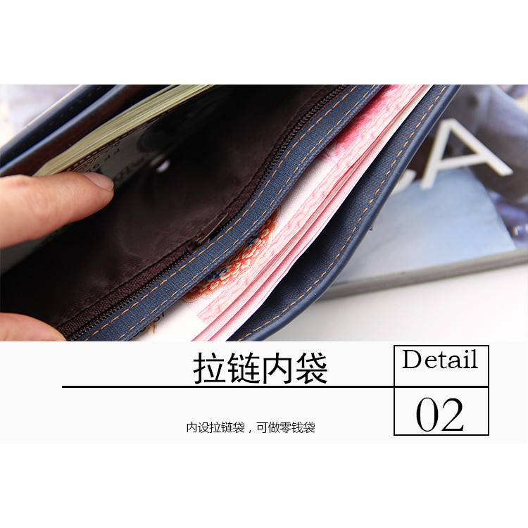 Dompet Lipat Kulit Pria Men’s Wallet PU Leather Import Original MenBense