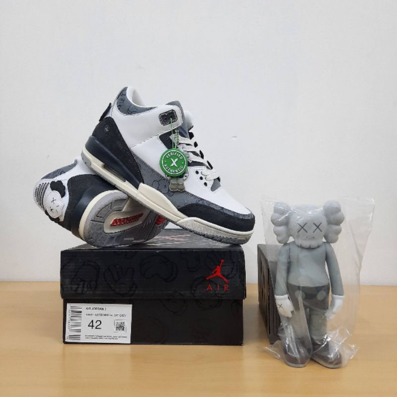 kaws x air jordan 3 screaming might be original material guarantee 100% BNIB