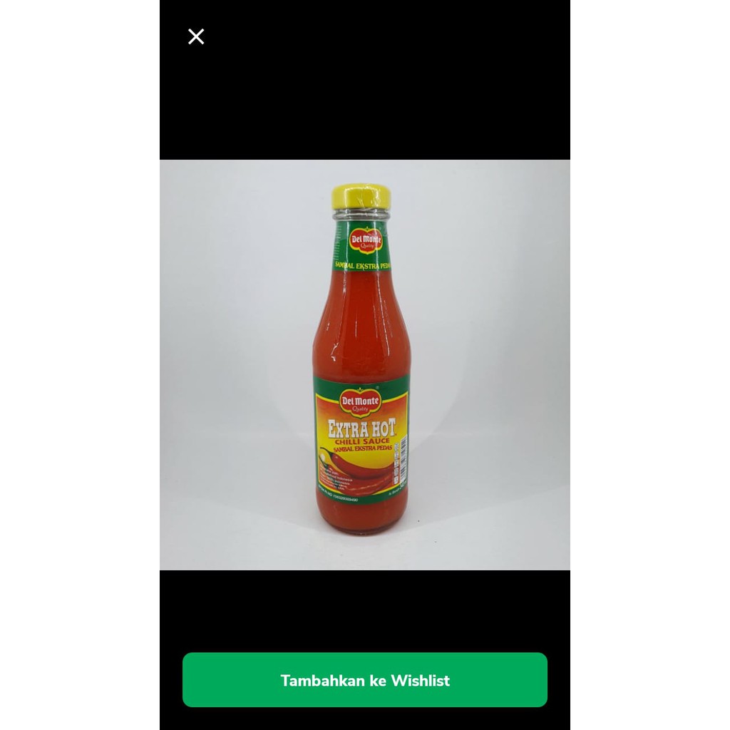 

DELMONTE CHILI EXTRA HOT 340 ML