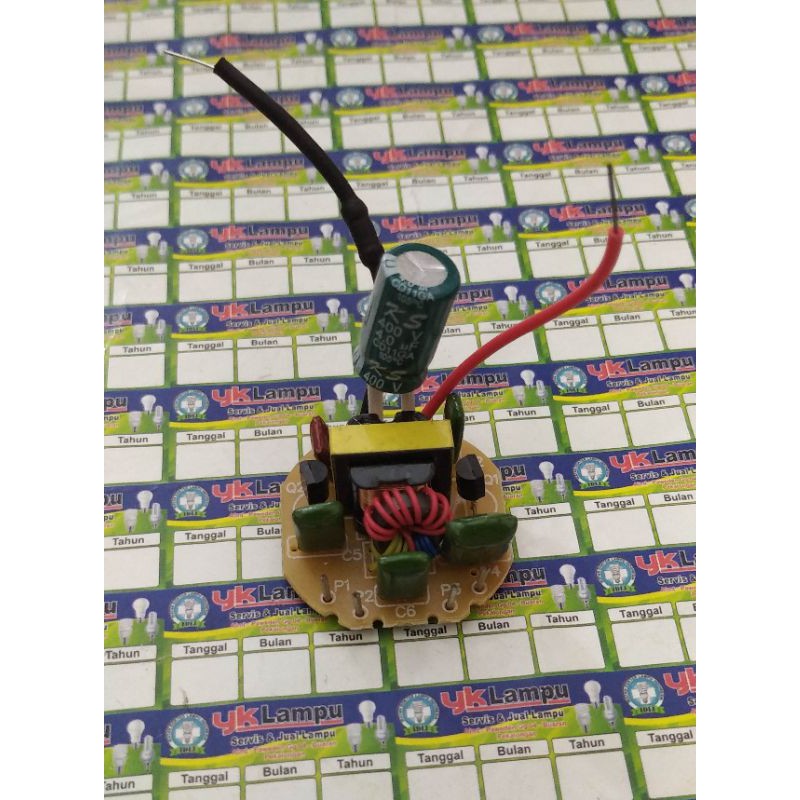 mesin lampu / pcb lampu 14 watt