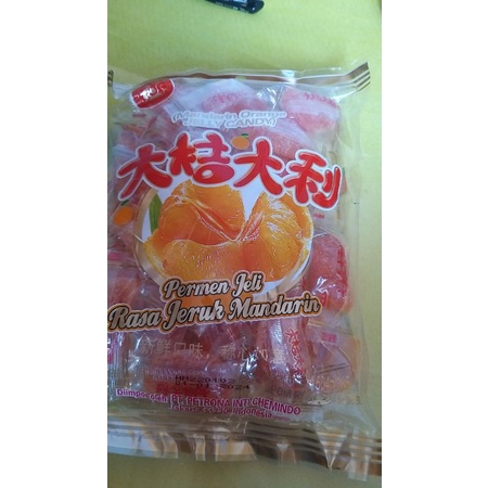 

Termurah permen jelly jeruk mandarin ,500gr✅