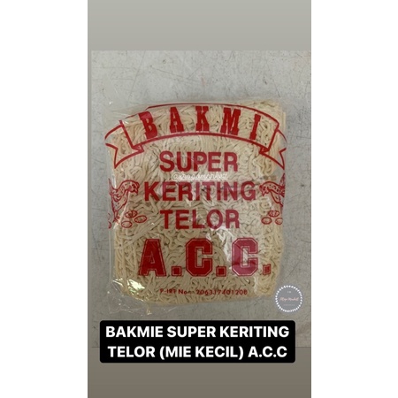 Bakmie Super Keriting Telor (Mie Lebar) A.C.C