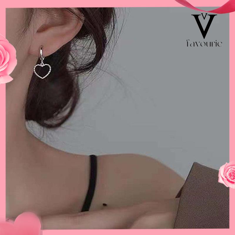 [COD]S925 Korea Fashion Telinga Klip Anting-Anting untuk Wanita Gadis Fashion Perhiasan Aksesoris Hadiah-FA