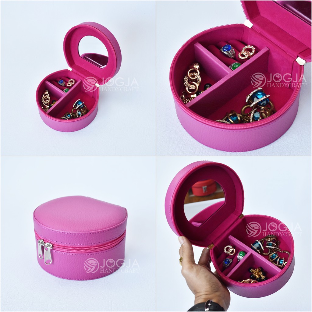 TEMPAT PERHIASAN MINI SIMPLE | KOTAK TEMPAT EMAS CINCIN KALUNG GELANG