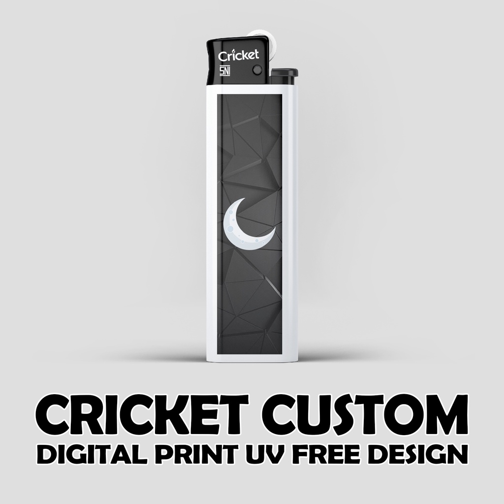 (BISA COD) CRICKET LIGHTER CUSTOM PRINT UV