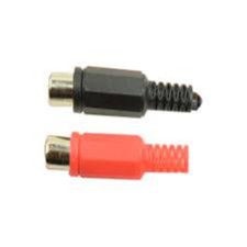 JACK RCA FEMALE/Cover Female RCA Buntut Plastik/ Set konektor rca