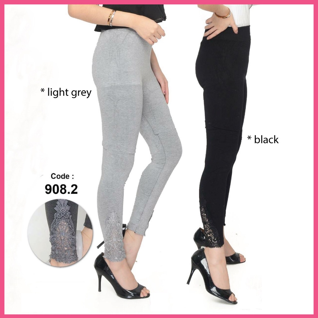 Koleksi Legging Renda Brukat Kaki Import Wanita / Legging Renda wanita panjang / legging panjang / legging Brukat PJ wanita