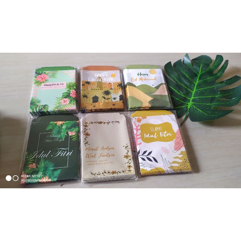 

(isi 120pcs) Amplop Lebaran unik Premium Abstract Vintage Floral Kekinian Viral ukuran sedang